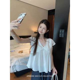 Vie 𝗟𝗶𝗻𝗲𝗻 - |LY LINEN| - Áo linen cổ V tay bay