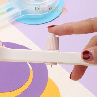 Máy Cắt Hình Tròn Xoay 360° – Cắt Tròn Giấy/Sticker – Dụng Cụ Thủ Công