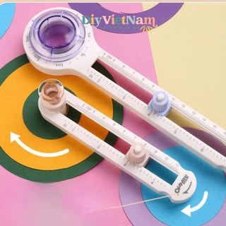 Máy Cắt Hình Tròn Xoay 360° – Cắt Tròn Giấy/Sticker – Dụng Cụ Thủ Công