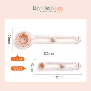 Máy Cắt Hình Tròn Xoay 360° – Cắt Tròn Giấy/Sticker – Dụng Cụ Thủ Công