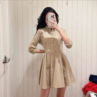 Olis 𝗗𝗿𝗲𝘀𝘀 - |LY LINEN| - Đầm sơ mi tay dài