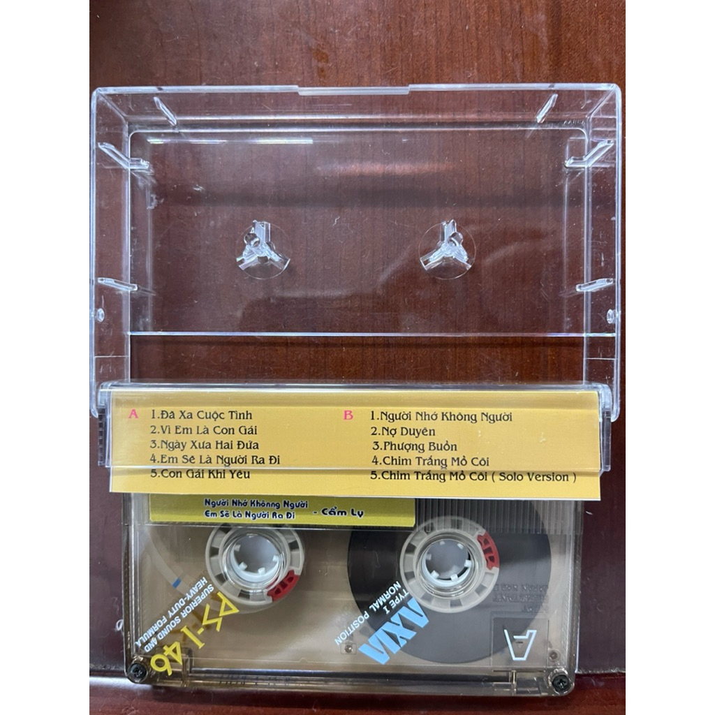 Băng Cassette Cẩm Ly - Em Sẽ Là Người Ra Đi