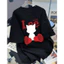 Áo Thun Chú Mèo Đen Unisex Nam Nữ Chất Vải Cotton Dày Dặn - New Items 2025 - Mềm Mịn , Không Xù Lông