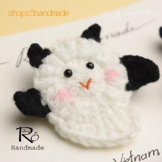 Kẹp tóc bé dơi cute Halloween cho nữ và bé gái 4.5cm |Cặp tóc xinh xắn |Shop Rô Handmade