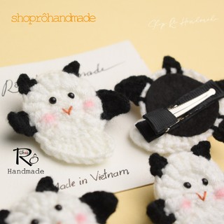 Kẹp tóc bé dơi cute Halloween cho nữ và bé gái 4.5cm |Cặp tóc xinh xắn |Shop Rô Handmade