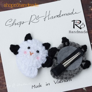 Kẹp tóc bé dơi cute Halloween cho nữ và bé gái 4.5cm |Cặp tóc xinh xắn |Shop Rô Handmade