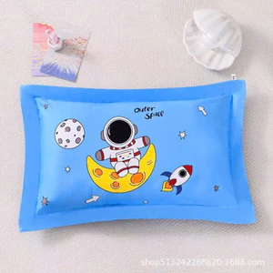 Gối cho bé, gối ngủ vỏ cotton 3D ruột bông gòn kháng khuẩn kích thước 25x40cm dành cho bé yêu  - chọn mẫu