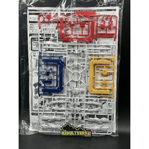 Mô Hình Lắp Ráp 1/200 RX-78F00 Gundam (New Seal)