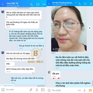 [Hot] Kem Dưỡng Trắng Ngừa Nám Melasma Cream Baby Milk 4.5g - Hàng Hiệu Cao Thiên Nhi