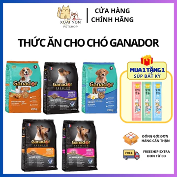 Thức Ăn Dành Cho Chó Gói 400GR - Thức Ăn Cho Chó Ganador - FIB's - Adult - Puppy - Xoài Nọn Petshop