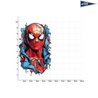 [DECAL ỦI ÁO] Set 9 Hình Ủi Nhiệt Miếng Dán Ủi NHỆN SPIDER MAN 5CM - POLOSTICKERS