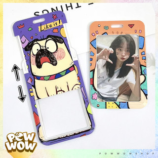 Bao Đựng Thẻ Nhân Viên Nhựa ABS Phong Cách Graffiti Pop Art Biệt Đội Cún Dog Cưng Ngộ Nghĩnh