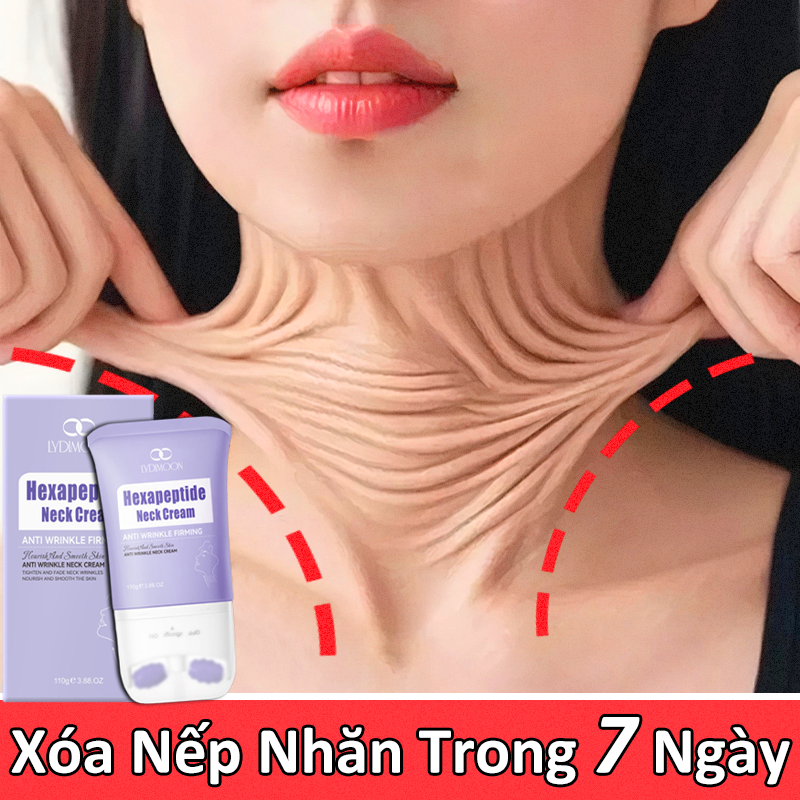 Kem chống nhăn cổ Kem cổ Kem massage cổ Xóa nếp nhăn cổ, nâng cơ da, làm trắng và dưỡng ẩm 110g