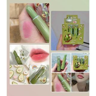 Set 12 Son Dưỡng Môi Bơ Thái Lan Hasaya Girl Chính Hãng, Son Dưỡng Có Màu Dưỡng Ẩm Môi Làm Mềm Ngừa Thâm An Toàn Vân Thỏ