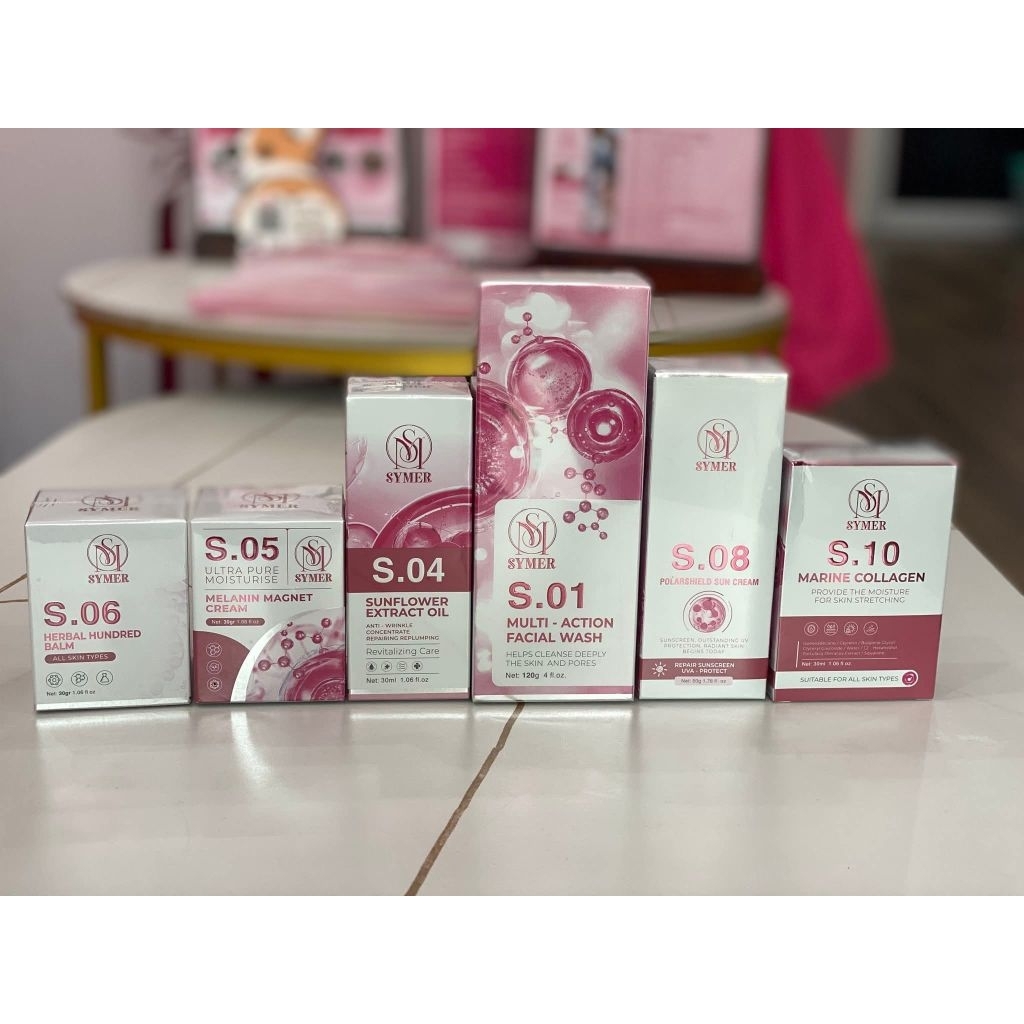 [Siêu phẩm]  Collagen da cá S.10 symer – Da căng bóng, mịn màng – Quà tặng 10 mặt nạ cao cấp