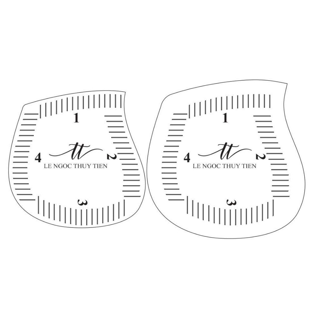 Thước Vẽ Sợi Hairstroke – Dụng Cụ Hỗ Trợ Vẽ Sợi Chân Mày Nam Nữ Chuẩn Từng Nét