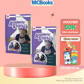 Sách -Academy Stars Pupil’s Book 5 + Workbook Book 5(Sách học tiếng Anh Cambridge cho trẻ)
