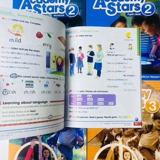 Sách -Academy Stars Pupil’s Book 5 + Workbook Book 5(Sách học tiếng Anh Cambridge cho trẻ)