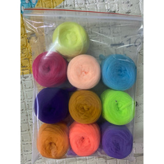 len nỉ bịch 10 màu khác nhau