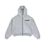 GOUNI® HOODIE DOUBLE ZIP BASIC LOGO / GRAY