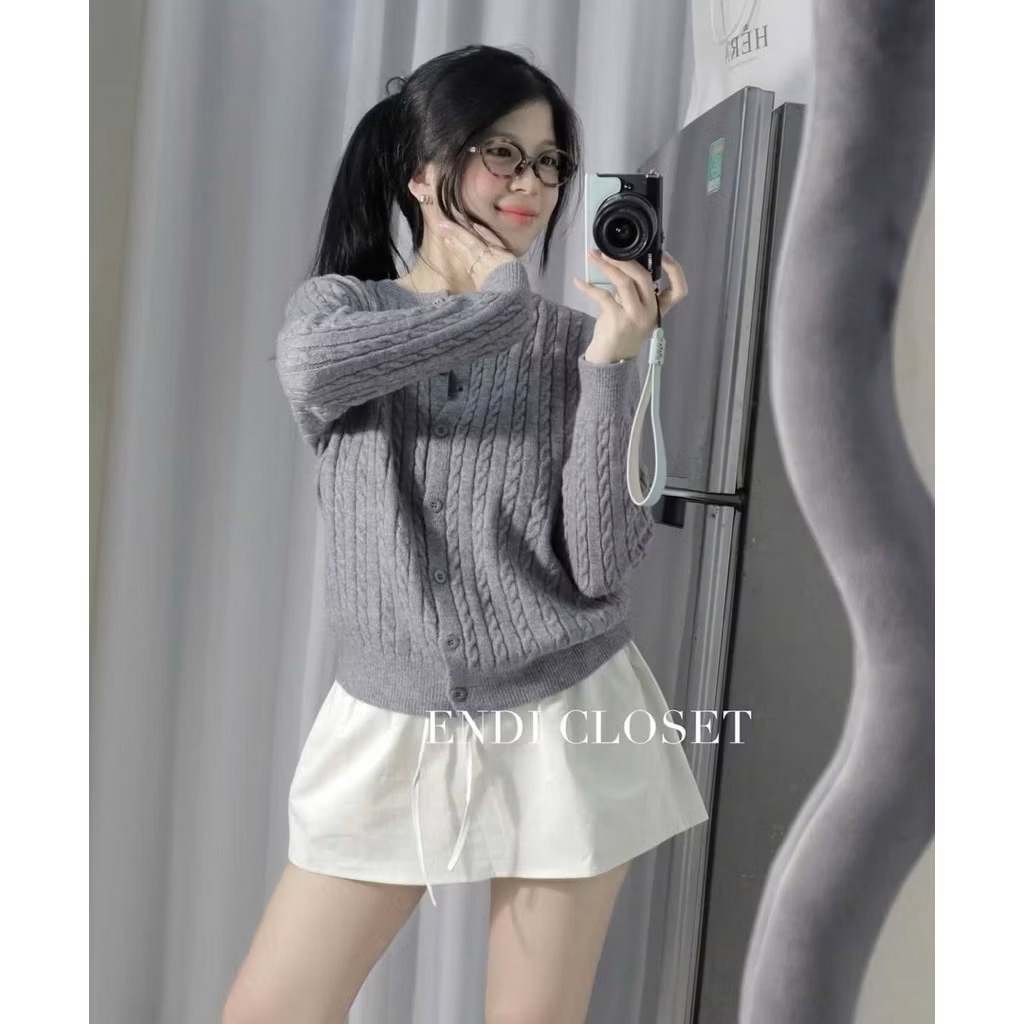 [Sẵn] Áo Cdg len ngựa vặn thừng hàng QC 1188