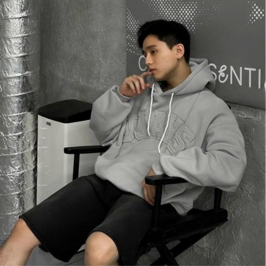 Áo khoác HOODIE BOXY thêu đắp vải JJAYS form rộng mũ to nam nữ unisex SSL