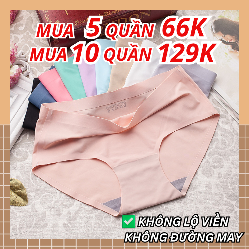 Quần Lót Nữ Đúc Su thun lạnh không đường may cao cấp, quần chip nữ mềm mại kháng khuẩn danbikini MÃ 810