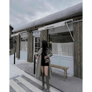 •𝙆𝙞𝙣𝙜𝙨𝙝𝙤𝙥𝙗𝙚𝙖𝙪𝙩𝙮•[Về Sẵn] Áo Măng Tô Dạ Ép Hàn Quốc L1