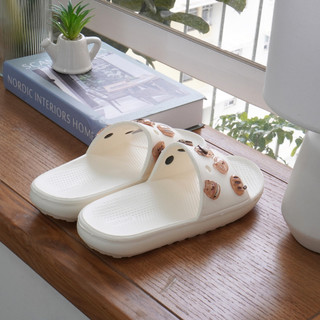 Dép quai ngang đế thấp 2cm Xixitiao kèm Charm CHOCO chống trượt, dép đi trong nhà Mita CSM-47