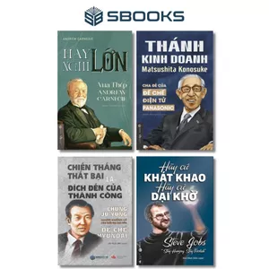 Combo 4 Cuốn Sách: Thánh Kinh Doanh + Hãy Nghĩ Lớn + Chiến Thắng Thất Bại Là Đích Đến Của Thành Công + Hãy Cứ Khát Khao