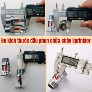 [Có kiểm định] Đầu phun Sprinkler hướng lên, hướng xuống DN15,DN20 68ºC có kiểm định