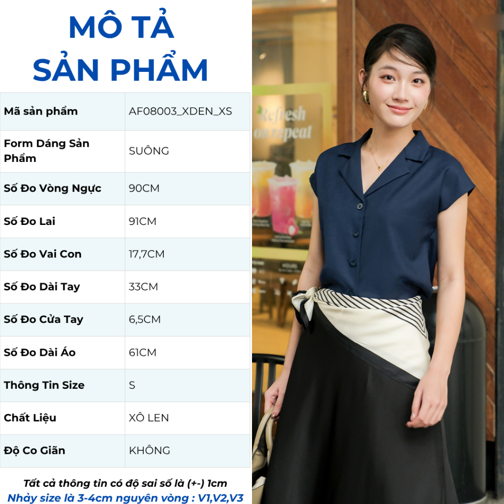 Áo Sơ Mi Nữ Cổ Danton GUMAC Tay Liền Phom Suông Chất Xô Len Mềm Mát Thời Trang Công Sở AF08003