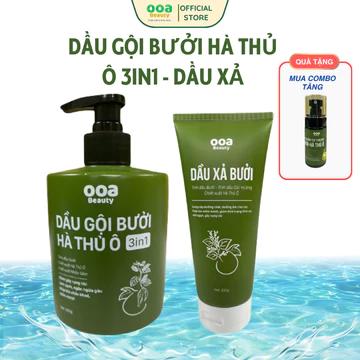 Dầu Gội Bưởi - Dầu Gôi đầu - Dầu Gội Hà Thủ Ô - Sạch Gàu - Hỗ Trợ Mọc Tóc - Giảm Gãy Rụng Tóc Combo