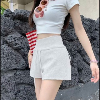 Quần Short Nữ ELEGANTE Chất Liệu Vải Nỉ 2 Da Cao Cấp Cạp Chun Thoáng Mát Phong Cách Thể Thao,