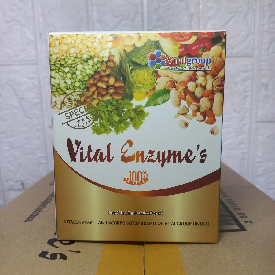 Combo 3 hộp Enzyme Vital chính hãng dạng bột cốm 30 gói/hộp | Shopee ...