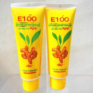 Sữa rửa mặt nghệ E100 100G