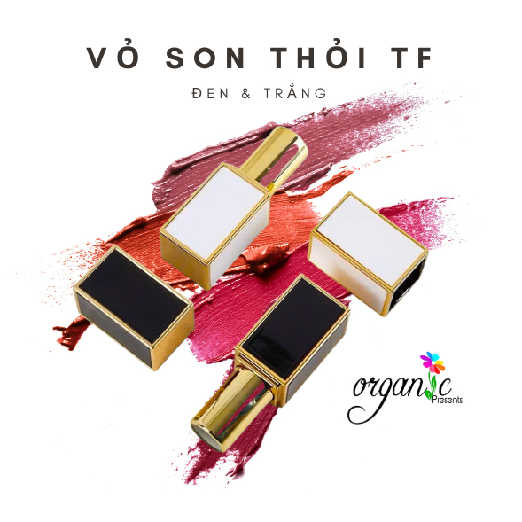 VỎ SON THỎI TF CAO CẤP (ĐEN & TRẮNG)