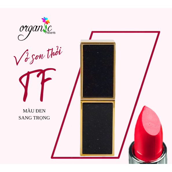 VỎ SON THỎI TF CAO CẤP (ĐEN & TRẮNG)