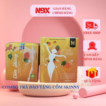 Trà Đào Giảm Cân SLINE TEA Chính Hãng N9X STORE Giúp Giảm Cân An Toàn, Hiệu Quả Tặng Kèm Cốm Detox