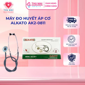 Máy đo huyết áp cơ ALKATO AK2-0811 Nhật Bản - Bộ kiểm tra sức khỏe tại nhà gồm: Máy đo và tai nghe