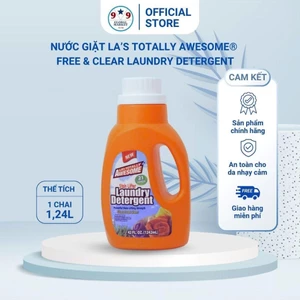 Nước giặt - LA’s Totally - Awesome® - Free & Clear - Laundry Detergent - 1,242 ML