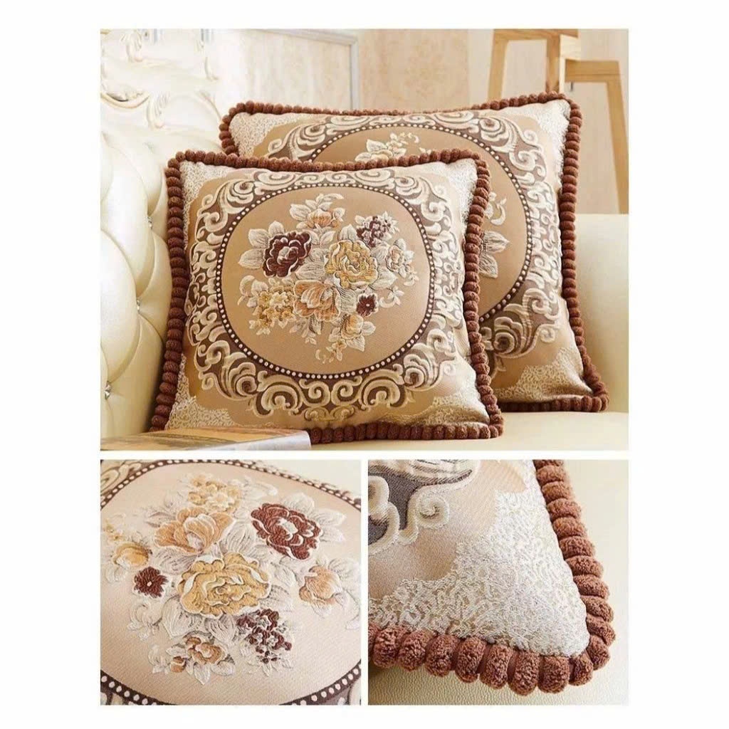 Vỏ gối tựa lưng sofa phong cách hoàng gia chính hãng TOPAZ