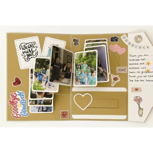 Scrapbook mini dán 10 ảnh tặng sinh nhật birthday, kỉ niệm anni, - Jasmine Handmade
