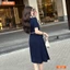 Đầm thiết kế BEMINE cổ đức kép dáng peplum tùng váy chữ A-B118