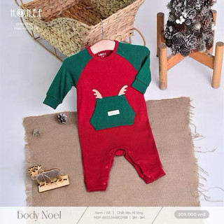Bộ sơ sinh,body noel cho bé trai và bé gái