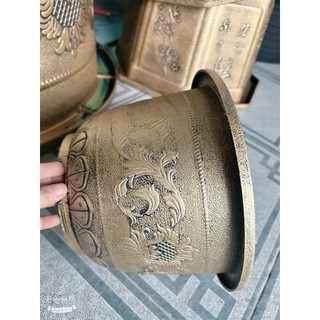 Chậu trồng cây, nuôi cá A290 giả đồng – siêu bền, sang trọng, bền 10 năm