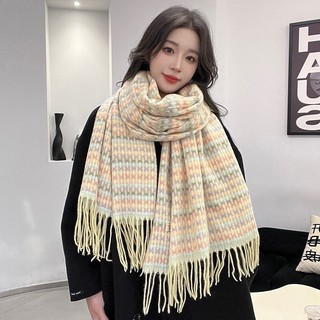 (Nhiều Màu)Khăn Choàng Cổ Nữ K12. Chất Dạ Không Xù Lông - Nhẹ Không Bí