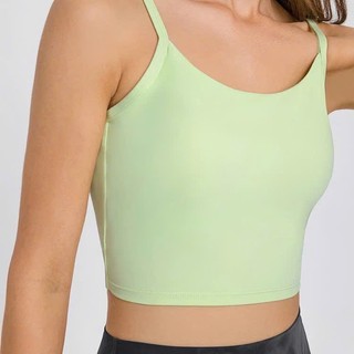 (XẢ KHO - THANH LÝ) Áo Tanktop Thể Thao Nữ Croptop – Dây Mảnh, Co Giãn Tốt, Chất Mịn Tập Gym Yoga hãng GIRLFRIEND