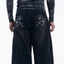Quần Denim Wash Đen Ống Rộng Unisex Form Rộng Dáng Thụng GODMOTHER 2025