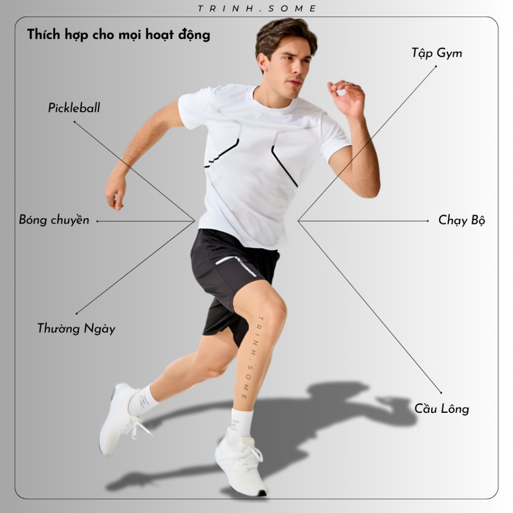 Bộ Đồ, Set Quần Áo thể Thao Nam Nữ, Sport Tập Thể Dục Chạy Bộ Tập Gym, Không Bai Nhão, Bền, Mát Mẻ, Co Dãn 4 chiều